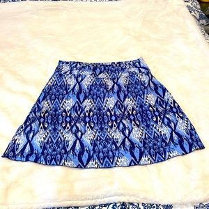 Tranquility by Colorado Clothing Blue Navy White Skirt XXL